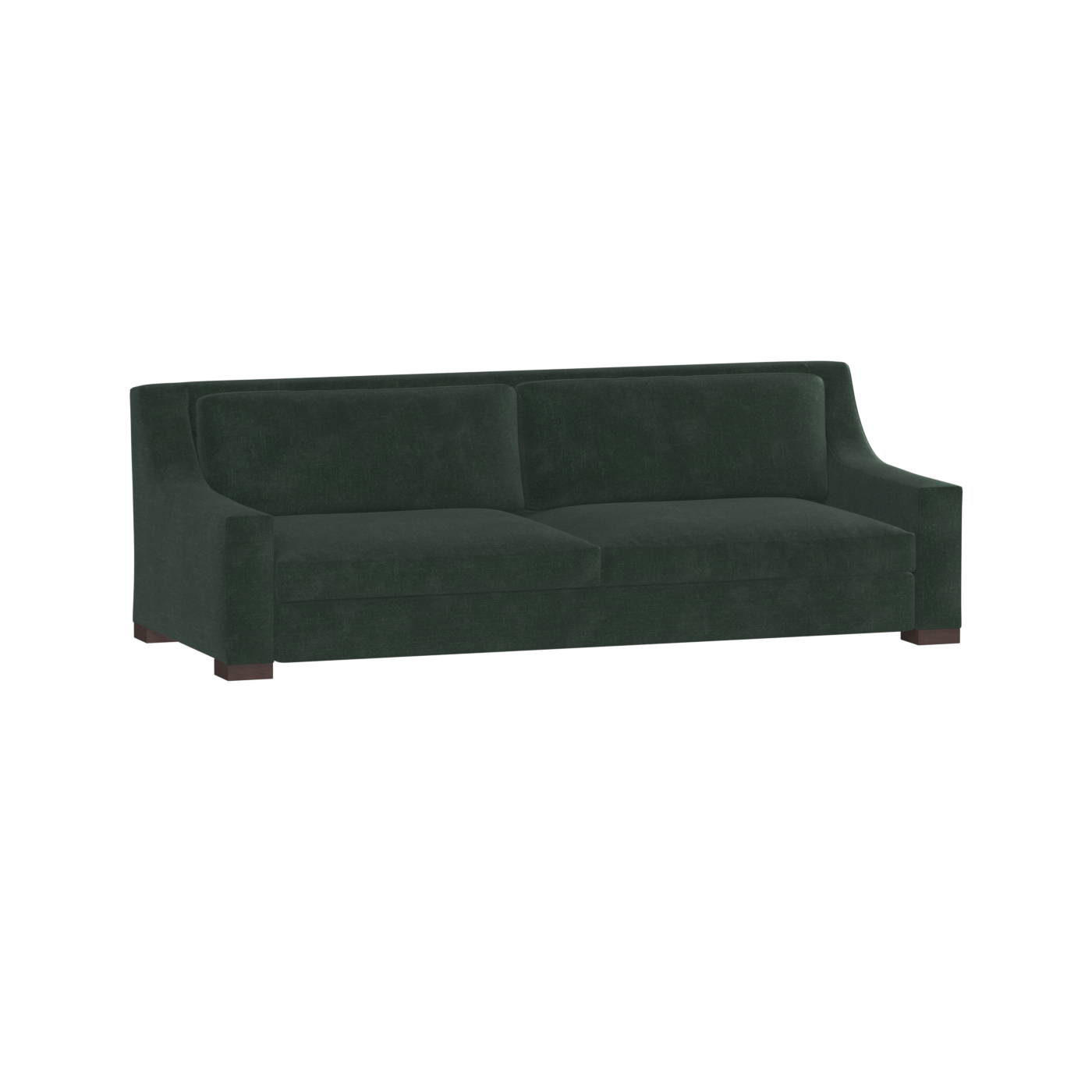 Louis 2 Seater Sofa — Structured Design with Tapered Arms