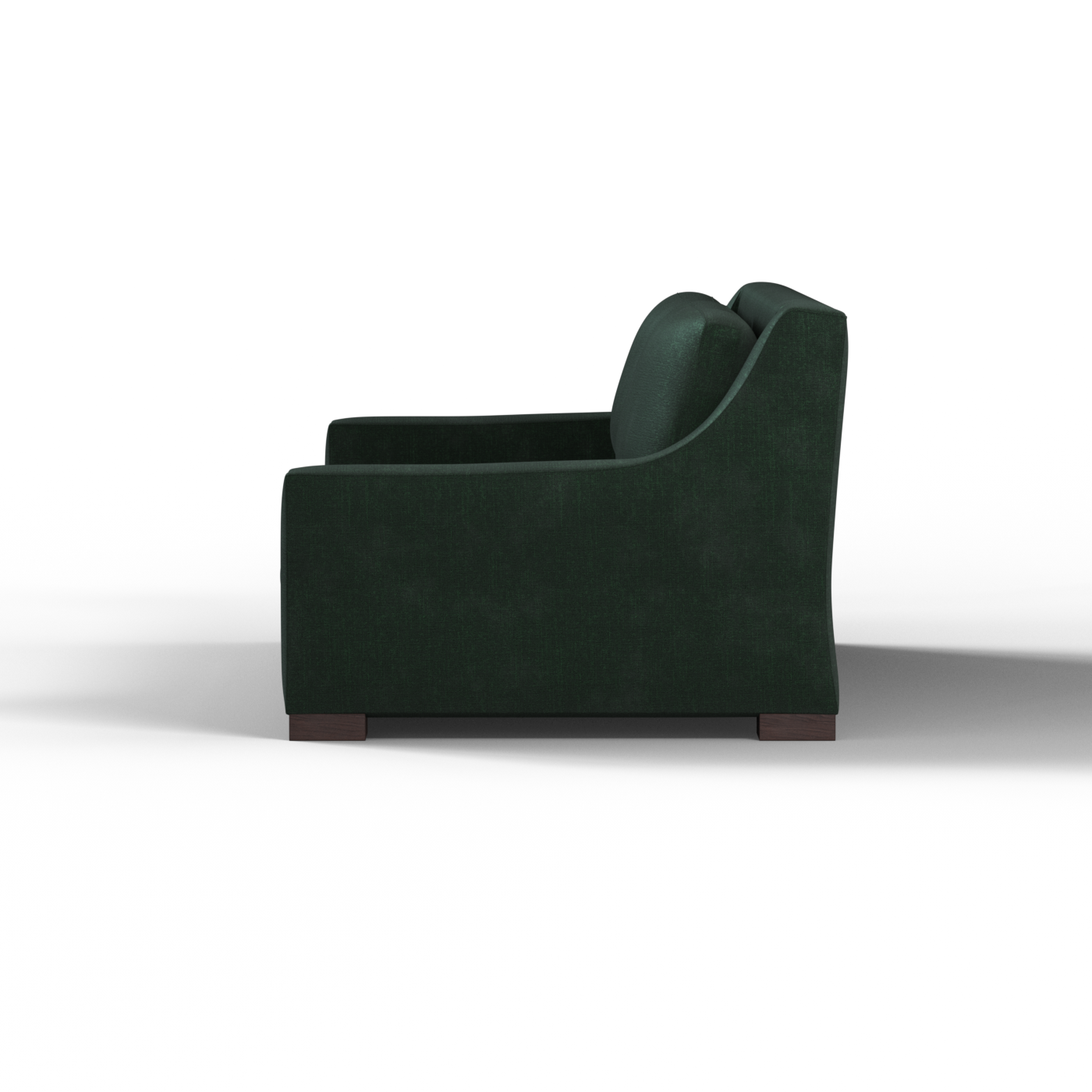 Louis 2 Seater Sofa — Structured Design with Tapered Arms