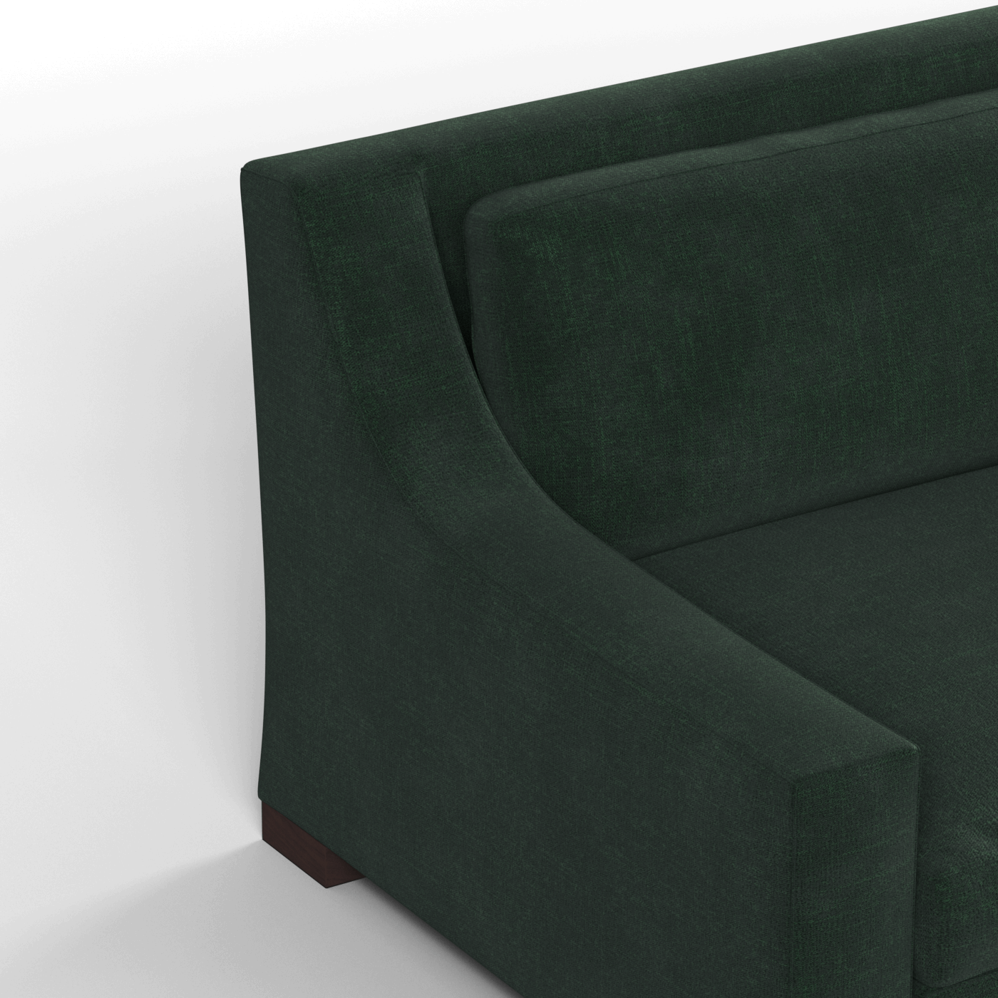 Louis 2 Seater Sofa — Structured Design with Tapered Arms