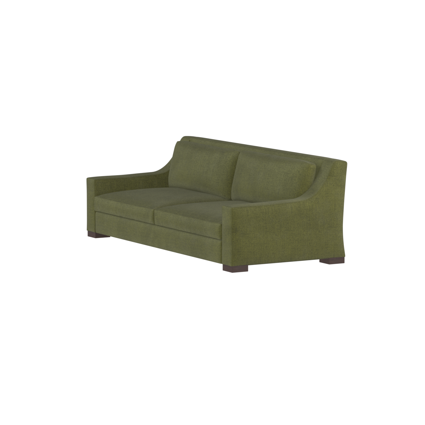 Louis 2 Seater Sofa — Structured Design with Tapered Arms