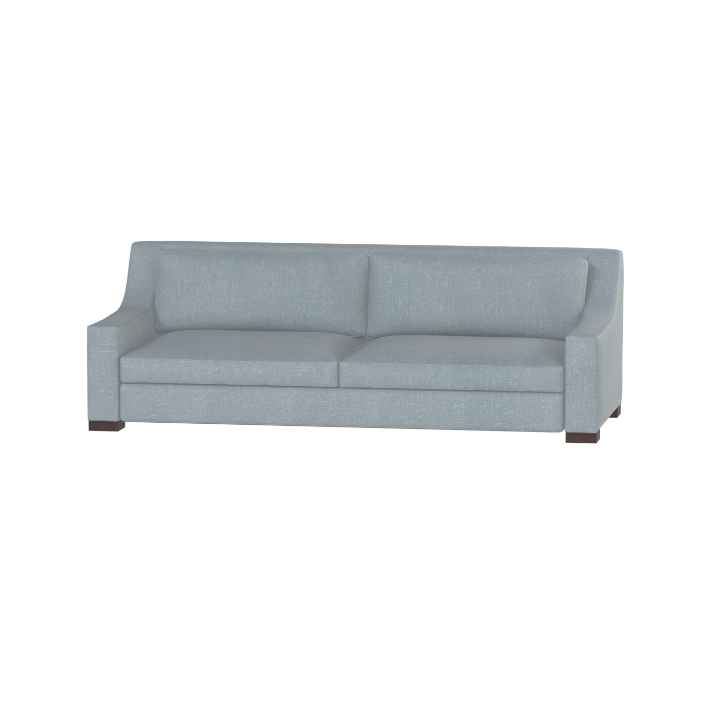 Louis 2 Seater Sofa — Structured Design with Tapered Arms