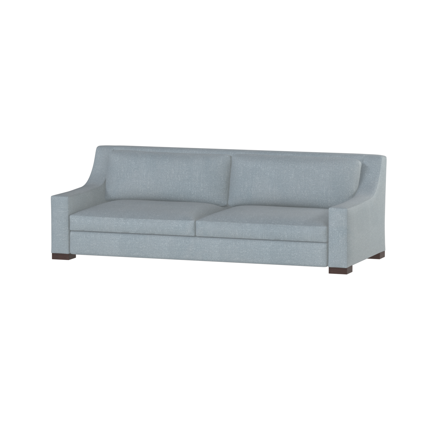 Louis 2 Seater Sofa — Structured Design with Tapered Arms