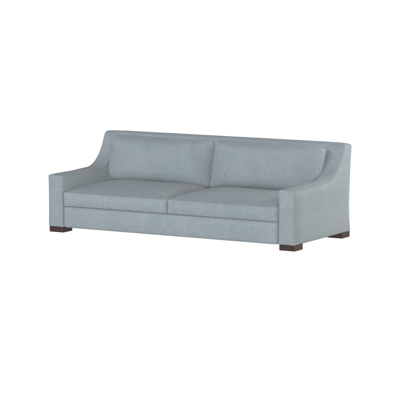 Louis 2 Seater Sofa — Structured Design with Tapered Arms
