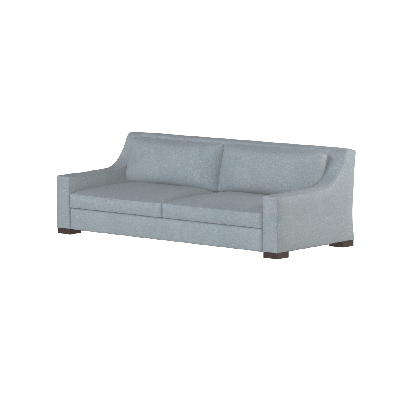 Louis 2 Seater Sofa — Structured Design with Tapered Arms