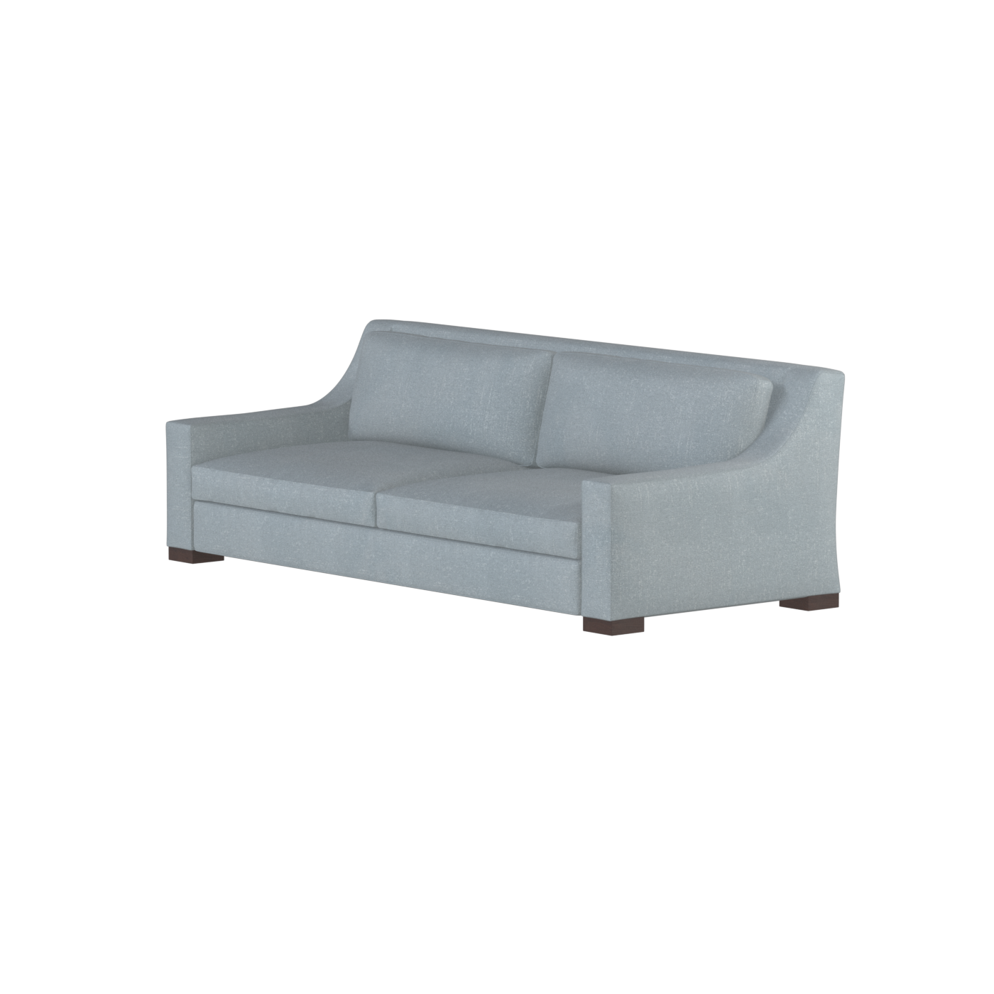 Louis 2 Seater Sofa — Structured Design with Tapered Arms