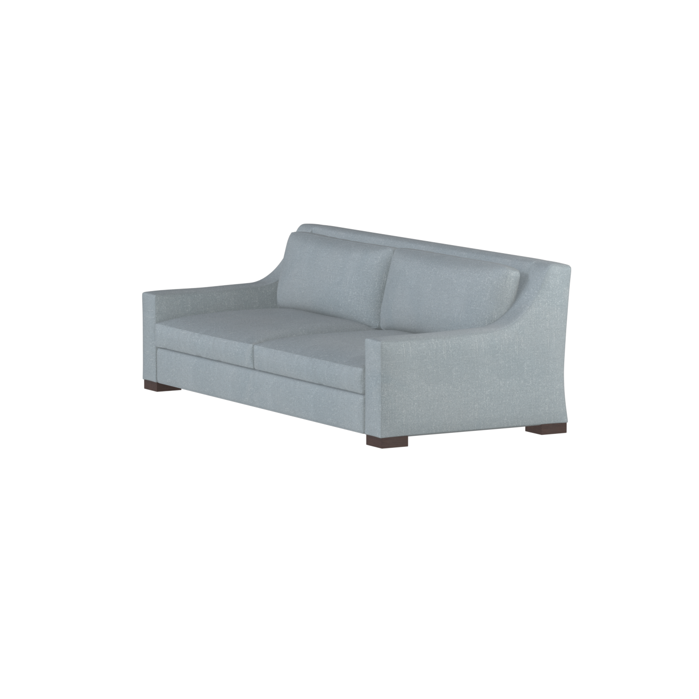 Louis 2 Seater Sofa — Structured Design with Tapered Arms