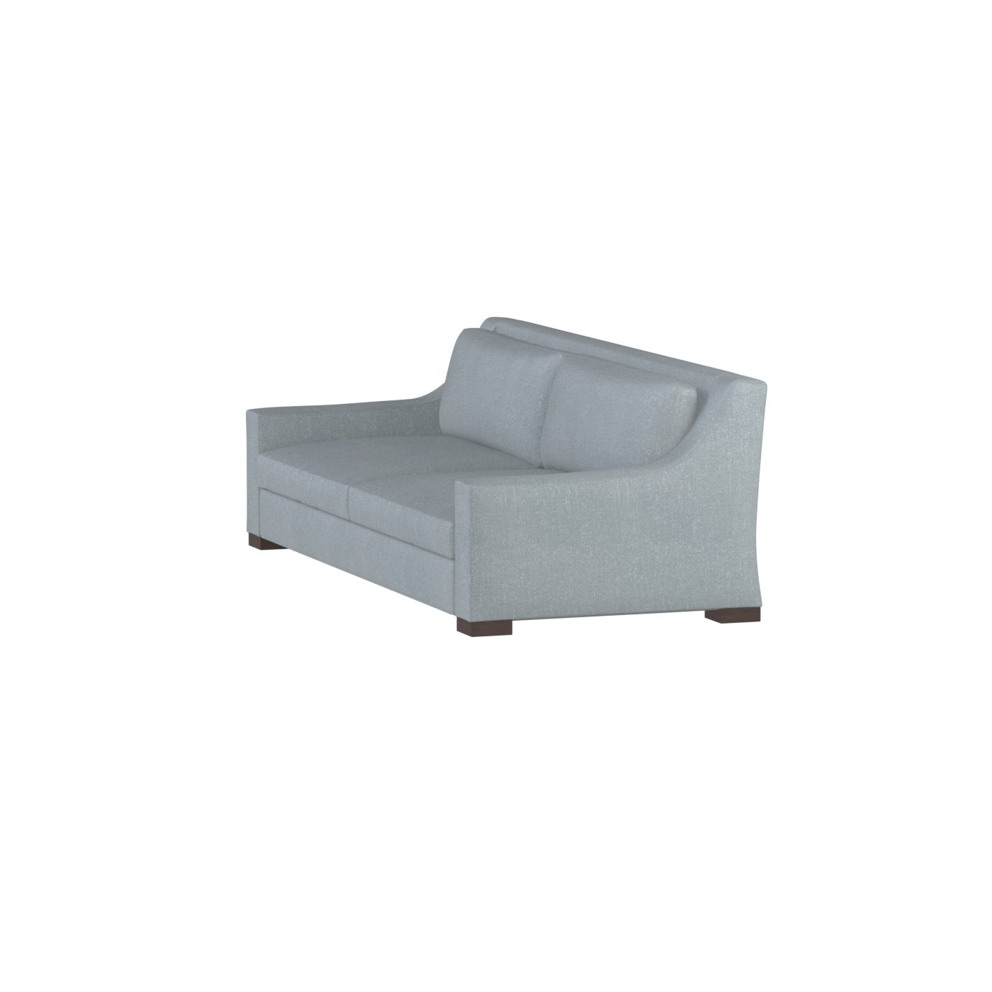 Louis 2 Seater Sofa — Structured Design with Tapered Arms