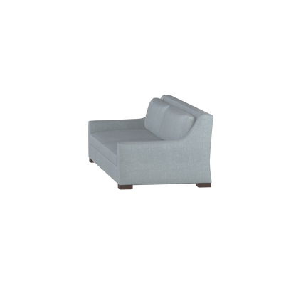 Louis 2 Seater Sofa — Structured Design with Tapered Arms