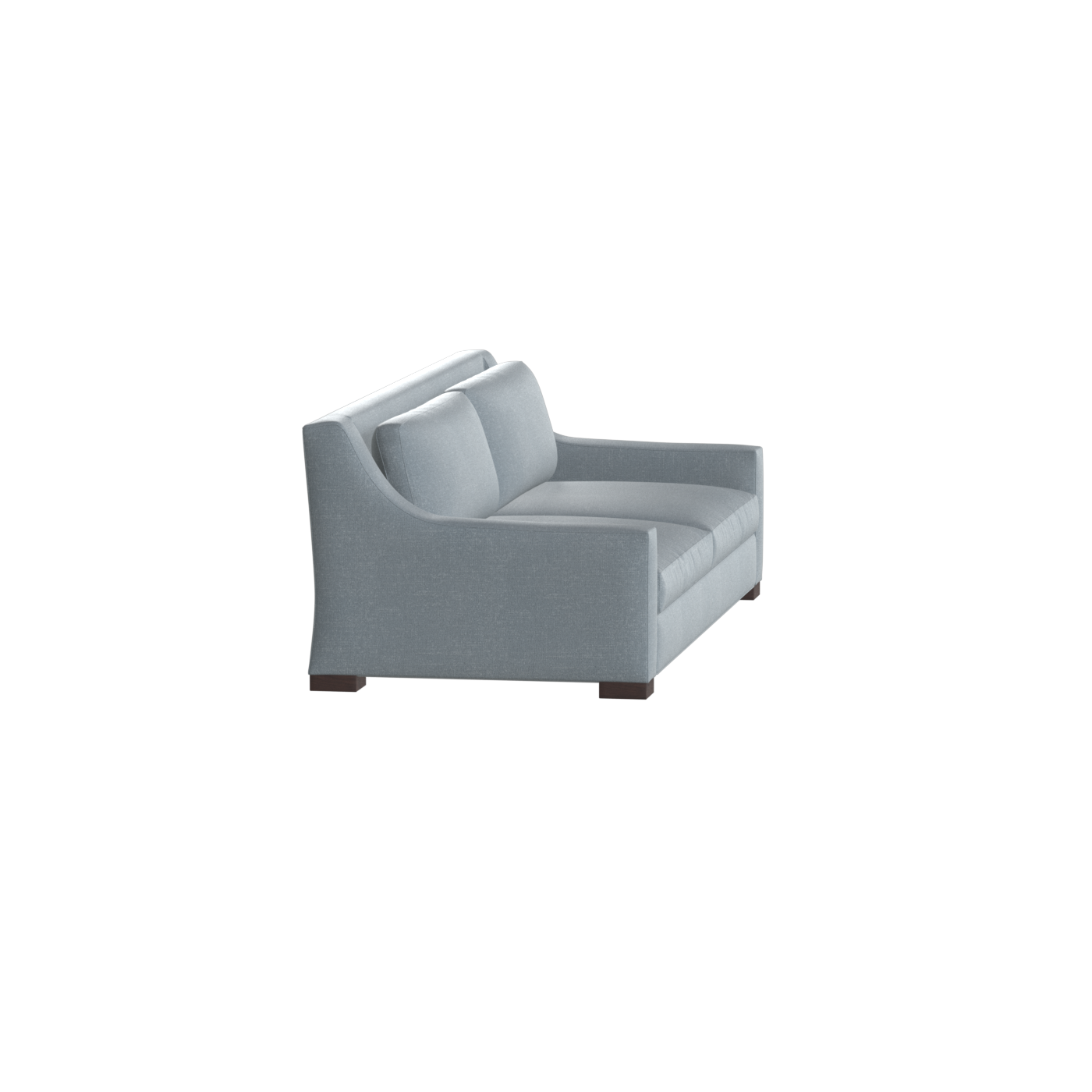 Louis 2 Seater Sofa — Structured Design with Tapered Arms