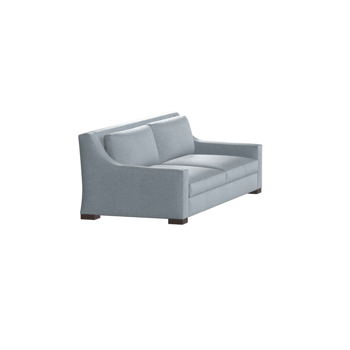 Louis 2 Seater Sofa — Structured Design with Tapered Arms