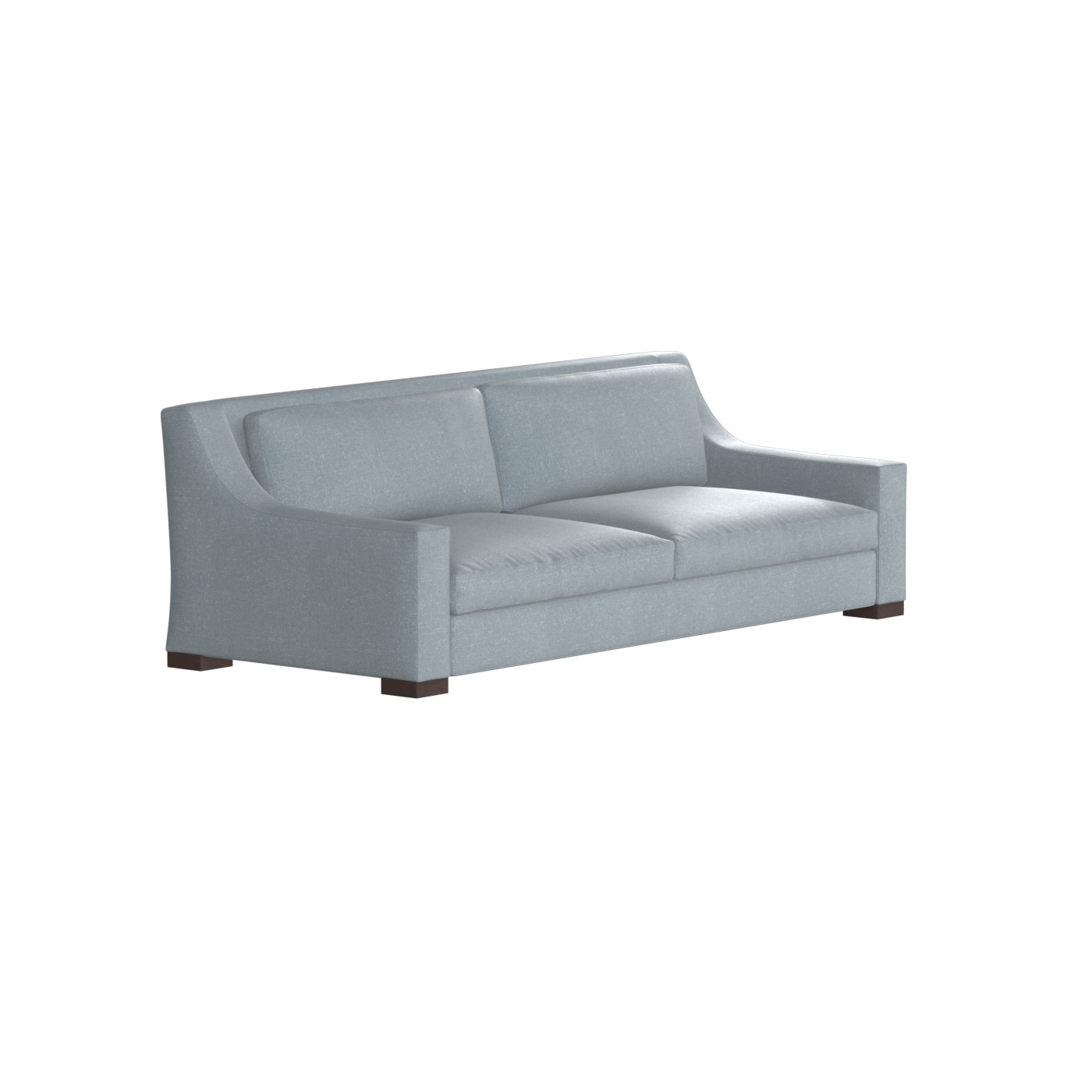 Louis 2 Seater Sofa — Structured Design with Tapered Arms