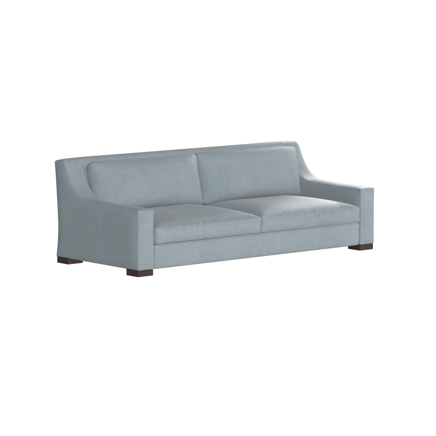 Louis 2 Seater Sofa — Structured Design with Tapered Arms