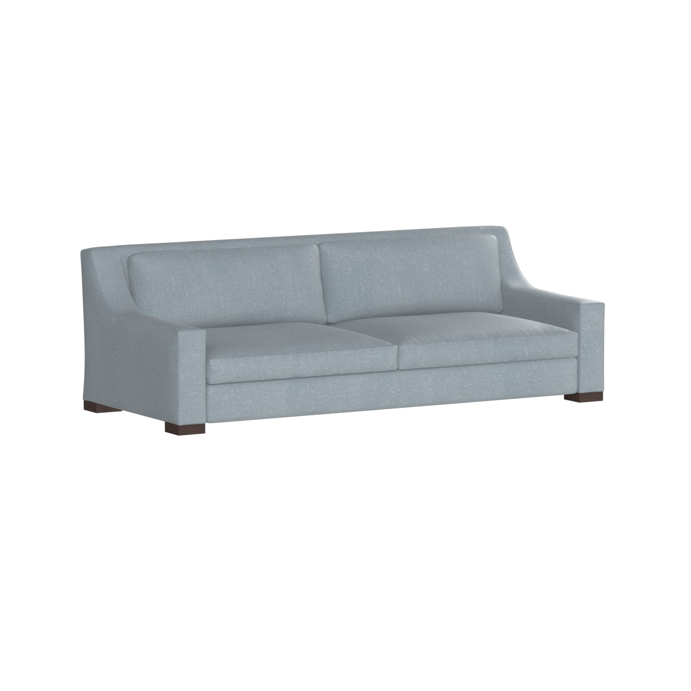 Louis 2 Seater Sofa — Structured Design with Tapered Arms