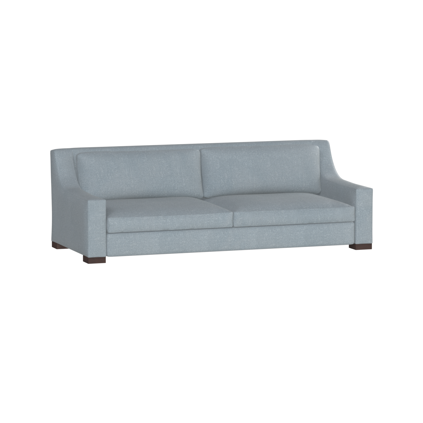 Louis 2 Seater Sofa — Structured Design with Tapered Arms