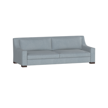 Louis 2 Seater Sofa — Structured Design with Tapered Arms