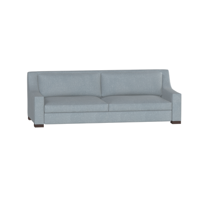 Louis 2 Seater Sofa — Structured Design with Tapered Arms