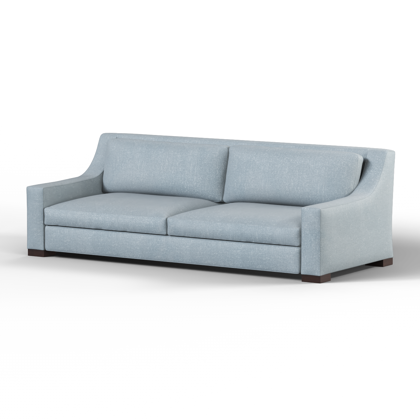 Louis 2 Seater Sofa — Structured Design with Tapered Arms