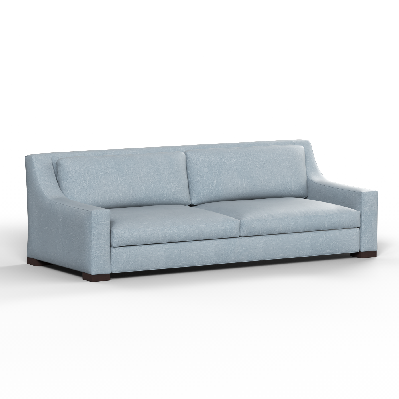 Louis 2 Seater Sofa — Structured Design with Tapered Arms
