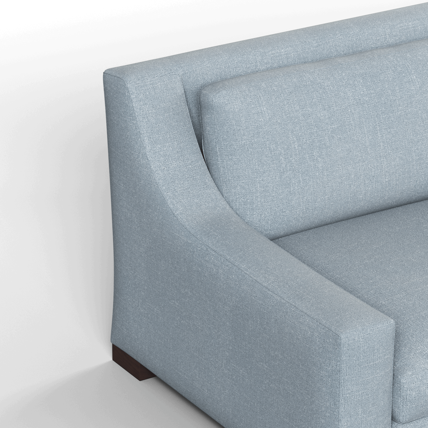 Louis 2 Seater Sofa — Structured Design with Tapered Arms