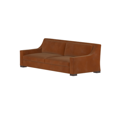 Louis 2 Seater Sofa — Structured Design with Tapered Arms