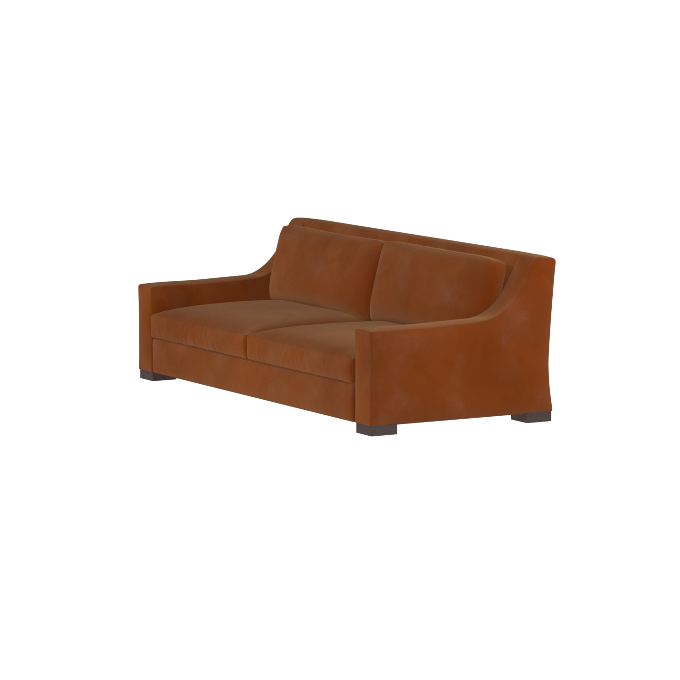 Louis 2 Seater Sofa — Structured Design with Tapered Arms