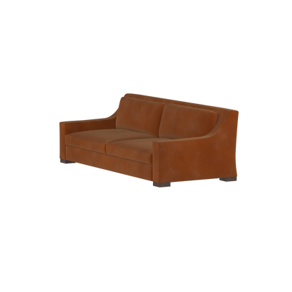 Louis 2 Seater Sofa — Structured Design with Tapered Arms
