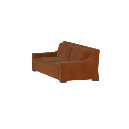 Louis 2 Seater Sofa — Structured Design with Tapered Arms