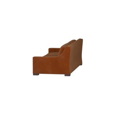Louis 2 Seater Sofa — Structured Design with Tapered Arms