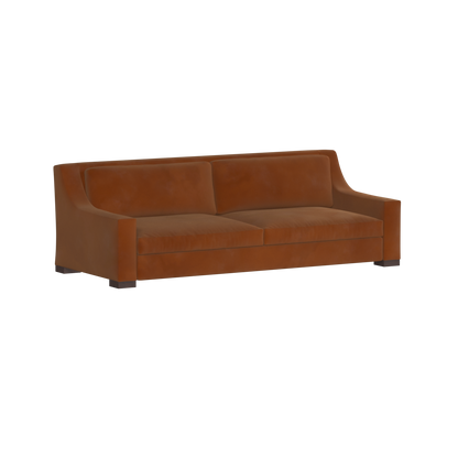 Louis 2 Seater Sofa — Structured Design with Tapered Arms