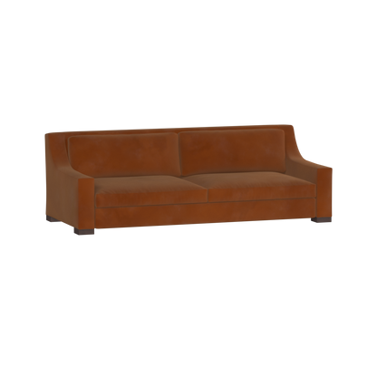 Louis 2 Seater Sofa — Structured Design with Tapered Arms