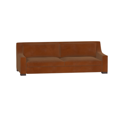 Louis 2 Seater Sofa — Structured Design with Tapered Arms