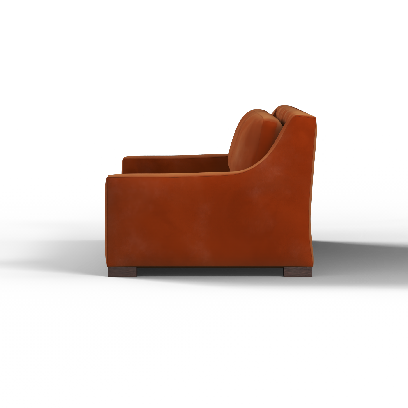 Louis 2 Seater Sofa — Structured Design with Tapered Arms