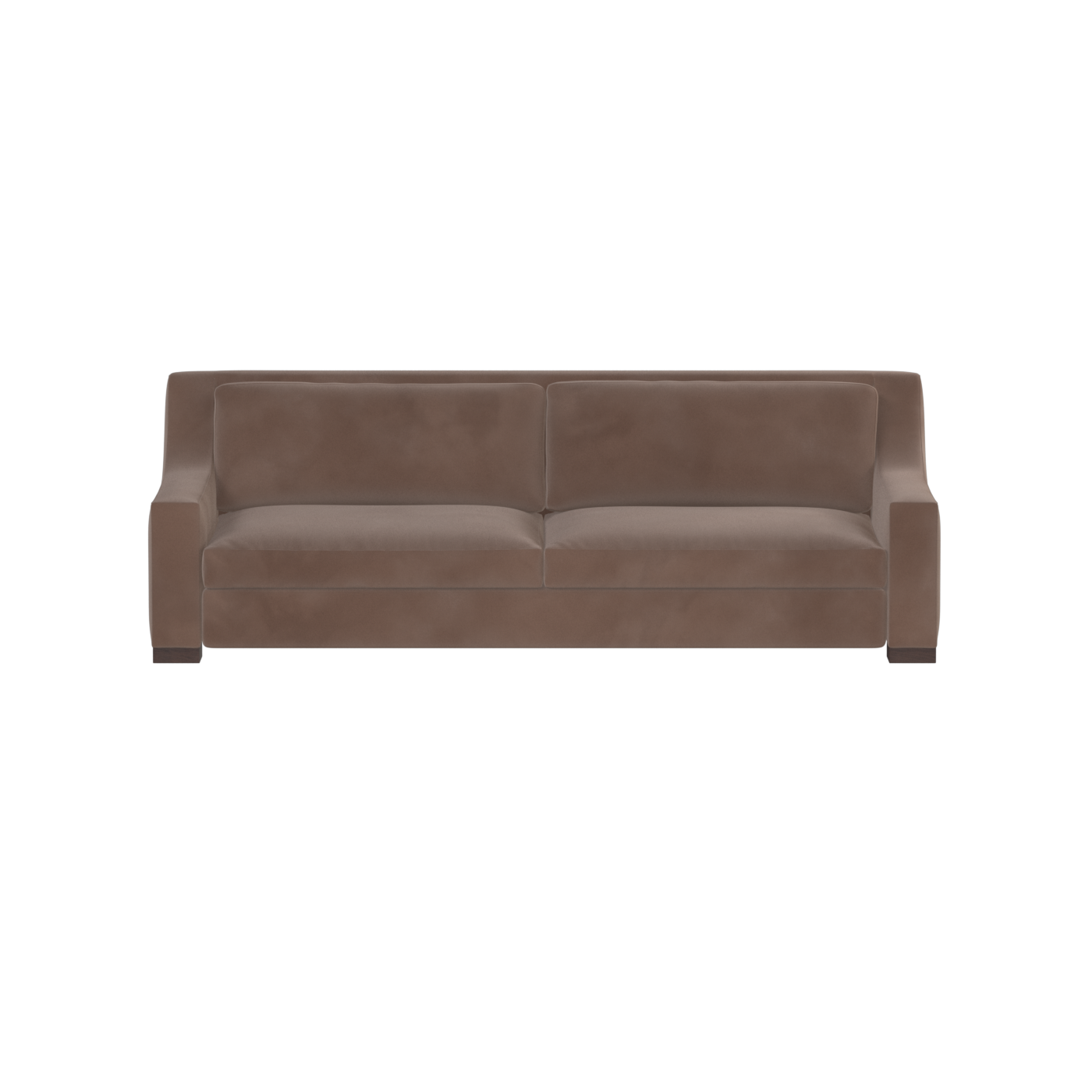 Louis 2 Seater Sofa — Structured Design with Tapered Arms