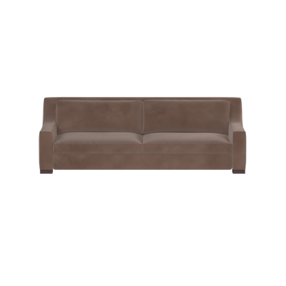 Louis 2 Seater Sofa — Structured Design with Tapered Arms