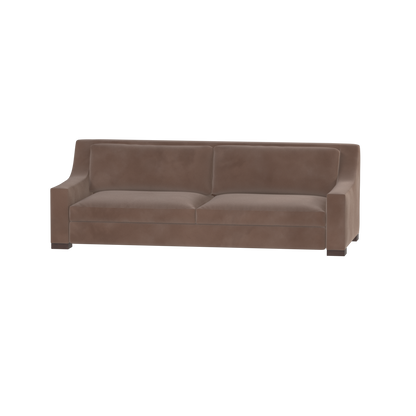 Louis 2 Seater Sofa — Structured Design with Tapered Arms