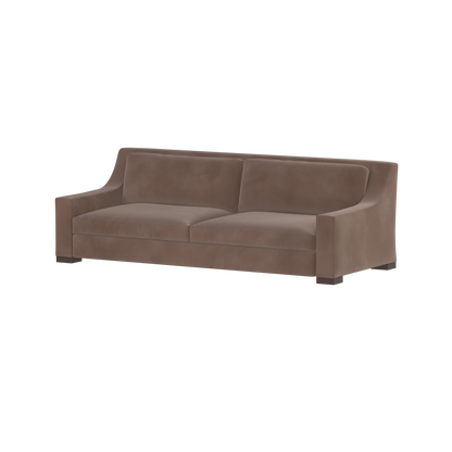 Louis 2 Seater Sofa — Structured Design with Tapered Arms
