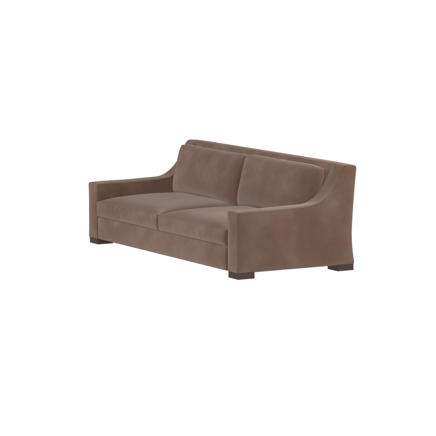 Louis 2 Seater Sofa — Structured Design with Tapered Arms