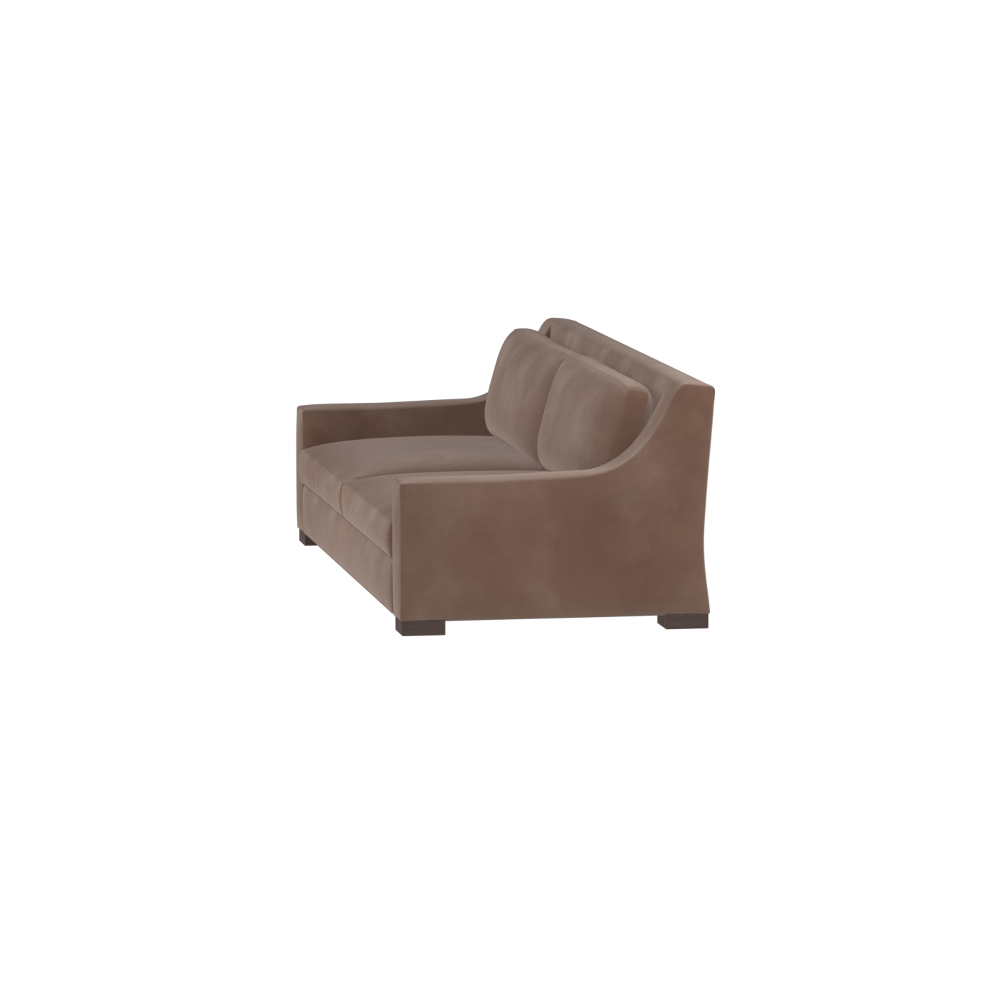 Louis 2 Seater Sofa — Structured Design with Tapered Arms