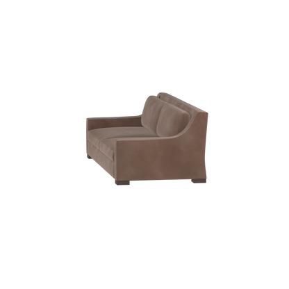 Louis 2 Seater Sofa — Structured Design with Tapered Arms