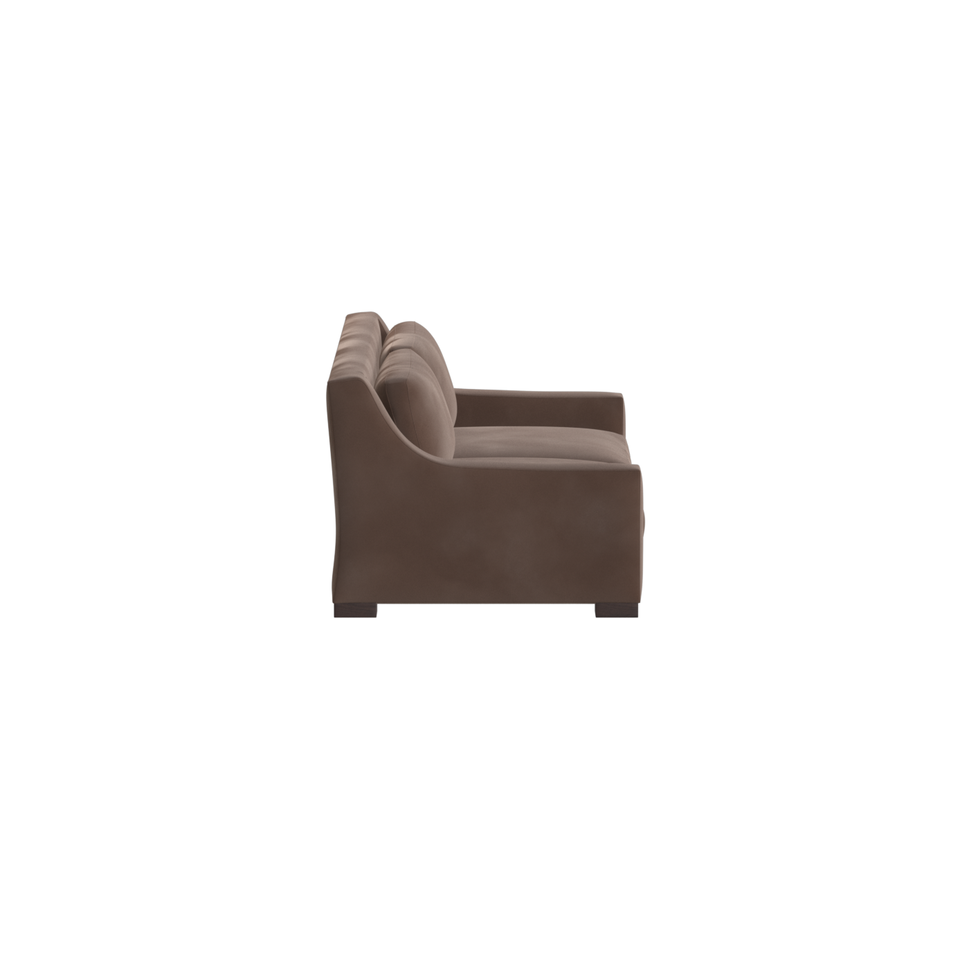 Louis 2 Seater Sofa — Structured Design with Tapered Arms