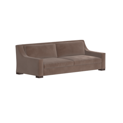 Louis 2 Seater Sofa — Structured Design with Tapered Arms