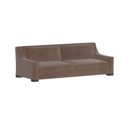 Louis 2 Seater Sofa — Structured Design with Tapered Arms