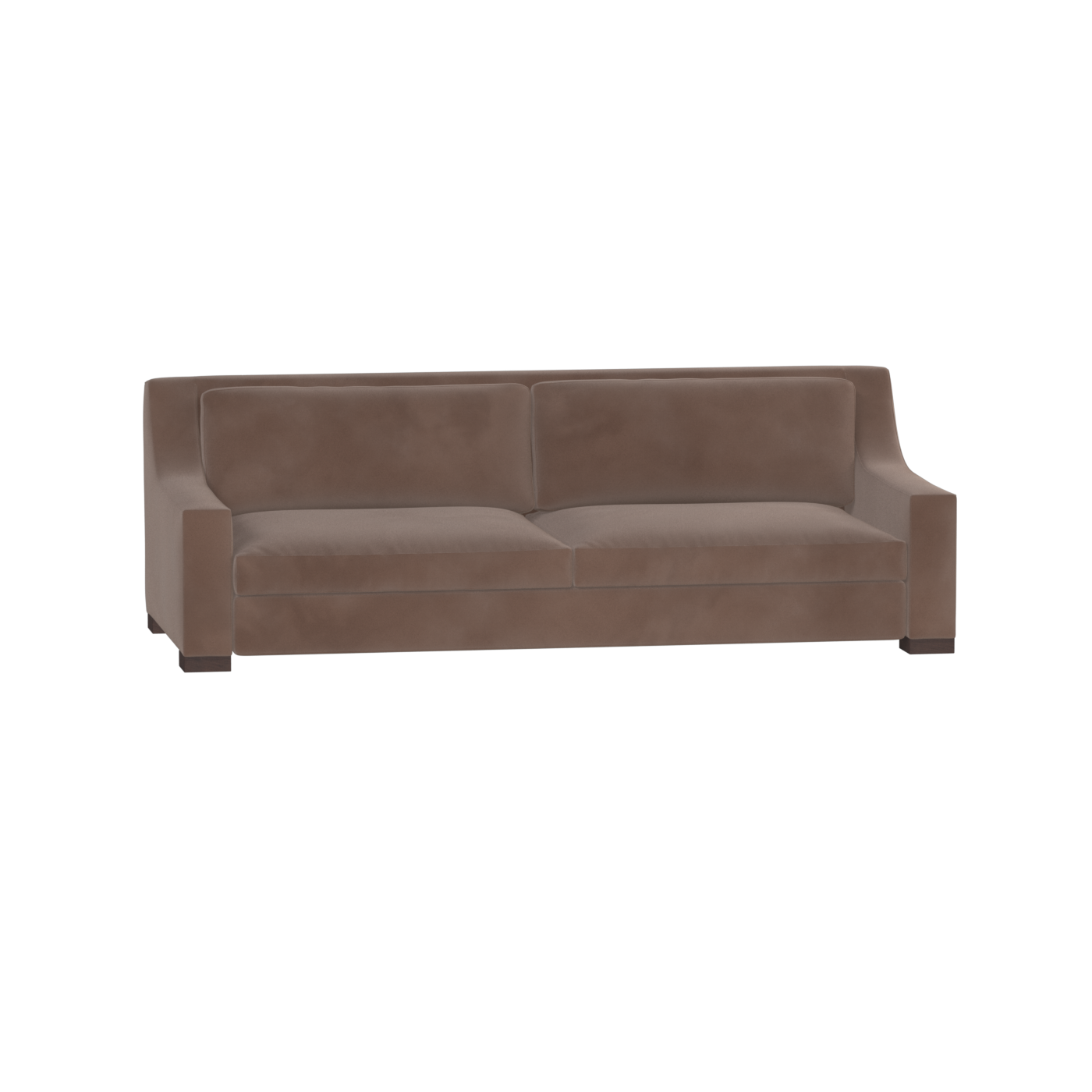 Louis 2 Seater Sofa — Structured Design with Tapered Arms