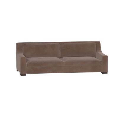 Louis 2 Seater Sofa — Structured Design with Tapered Arms