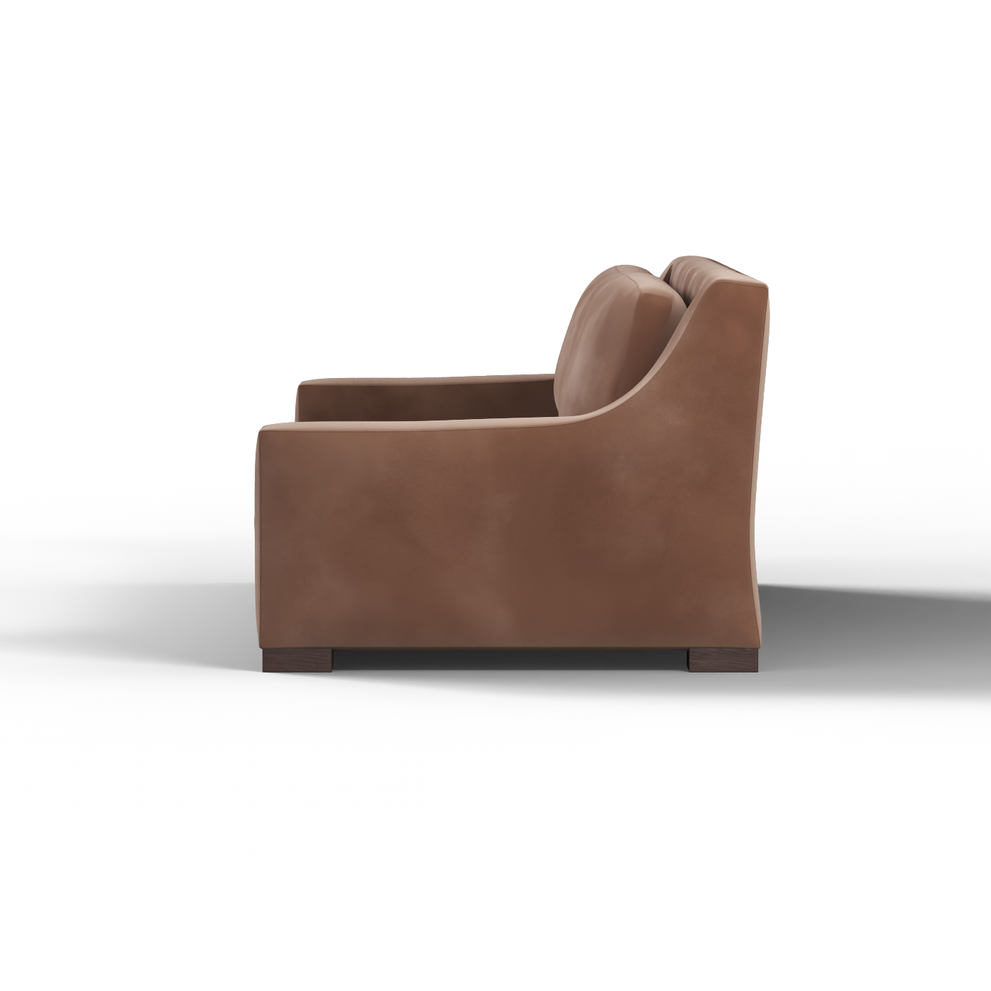 Louis 2 Seater Sofa — Structured Design with Tapered Arms