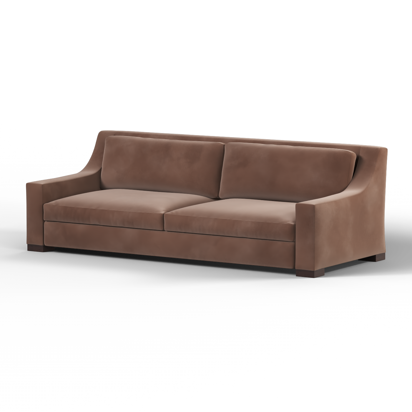 Louis 2 Seater Sofa — Structured Design with Tapered Arms