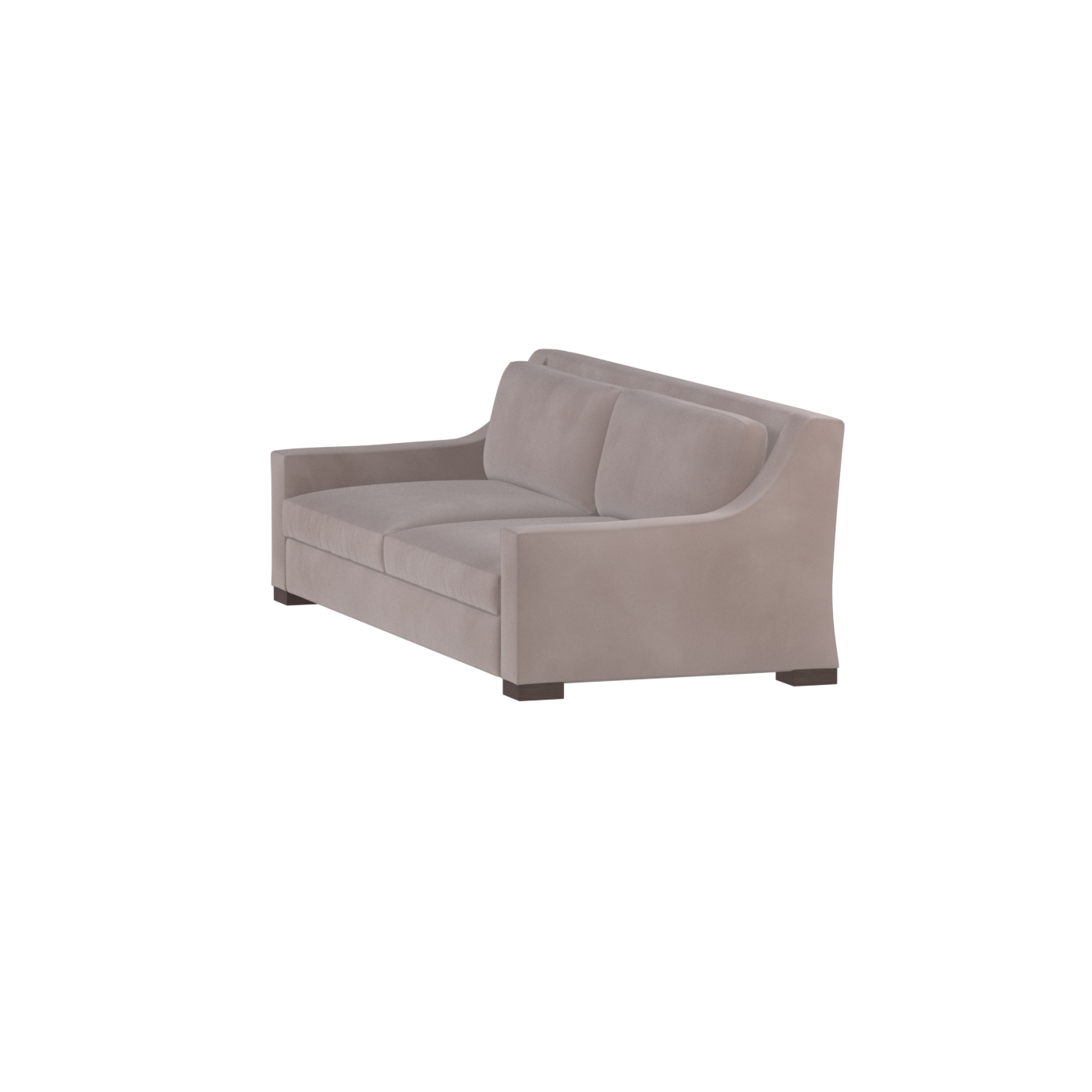 Louis 2 Seater Sofa — Structured Design with Tapered Arms