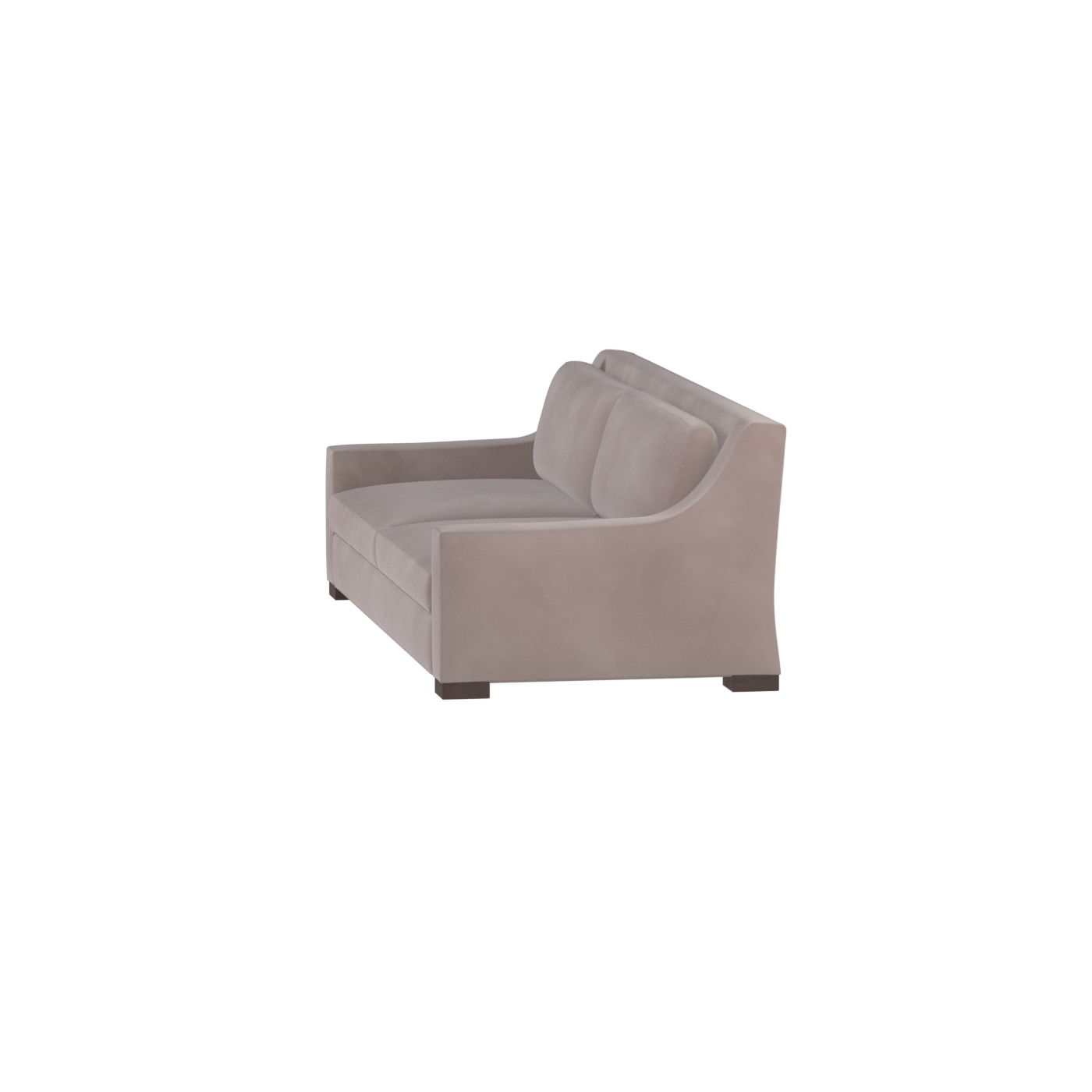 Louis 2 Seater Sofa — Structured Design with Tapered Arms