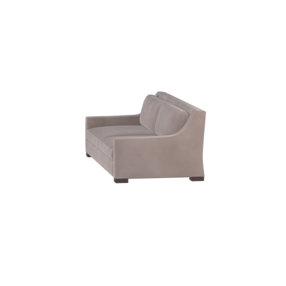 Louis 2 Seater Sofa — Structured Design with Tapered Arms