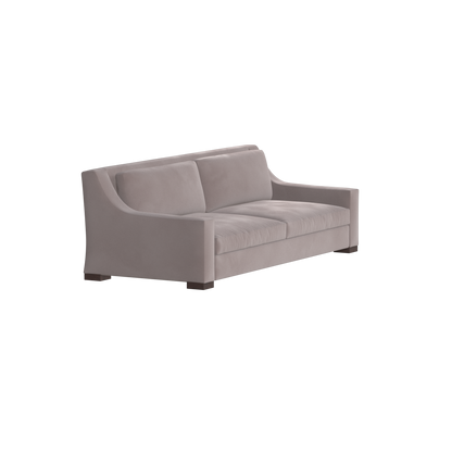 Louis 2 Seater Sofa — Structured Design with Tapered Arms